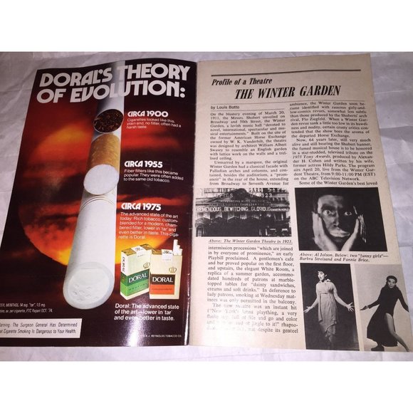 Broadway Cort Theatre PLAYBILL THE MAGIC SHOW Vintage 1970's Paperback - Picture 2 of 16